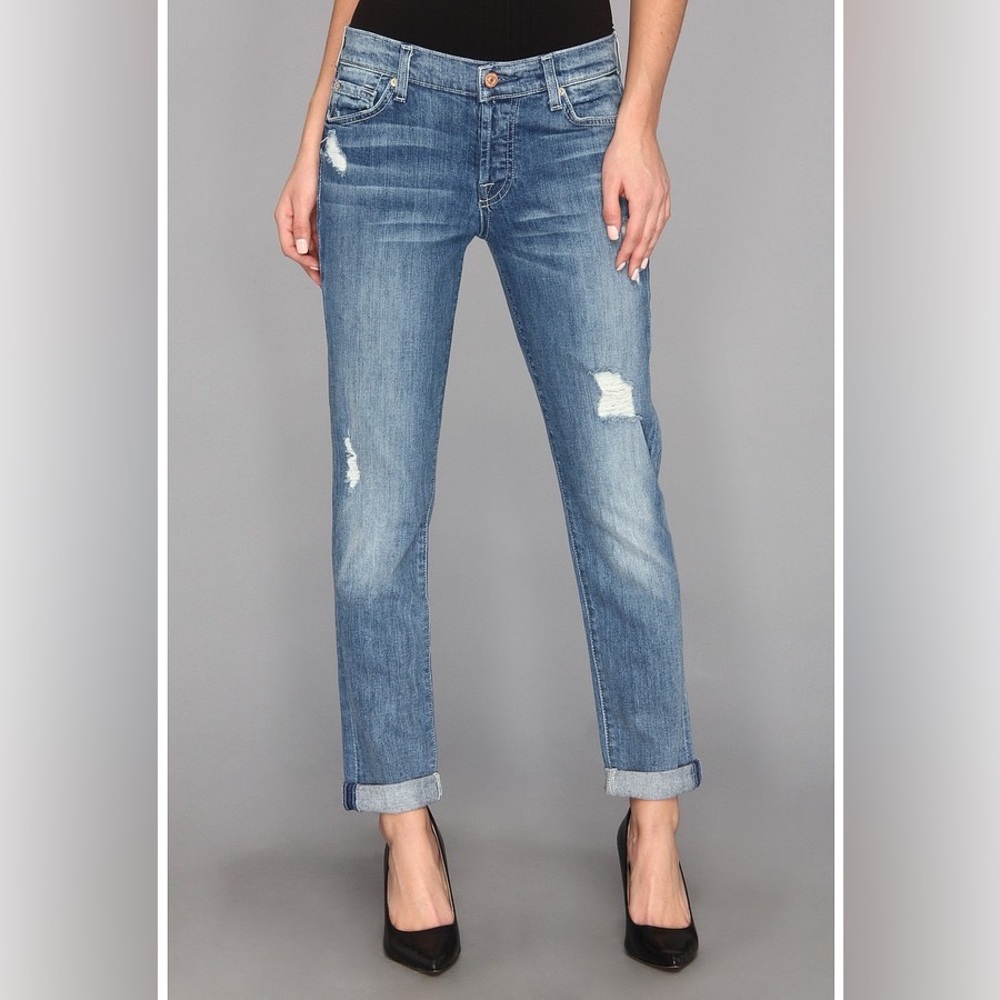 EUC 7 for all mankind Josefina skinny boyfriend